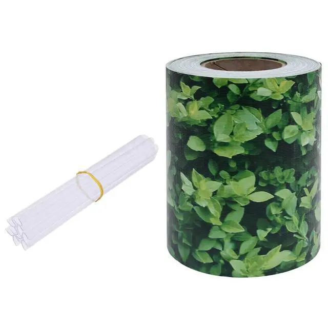 Alt view image 13 of 13 - vidaXL Garden Privacy Screen Fence Screen Fabric Roll Sunscreen PVC Green