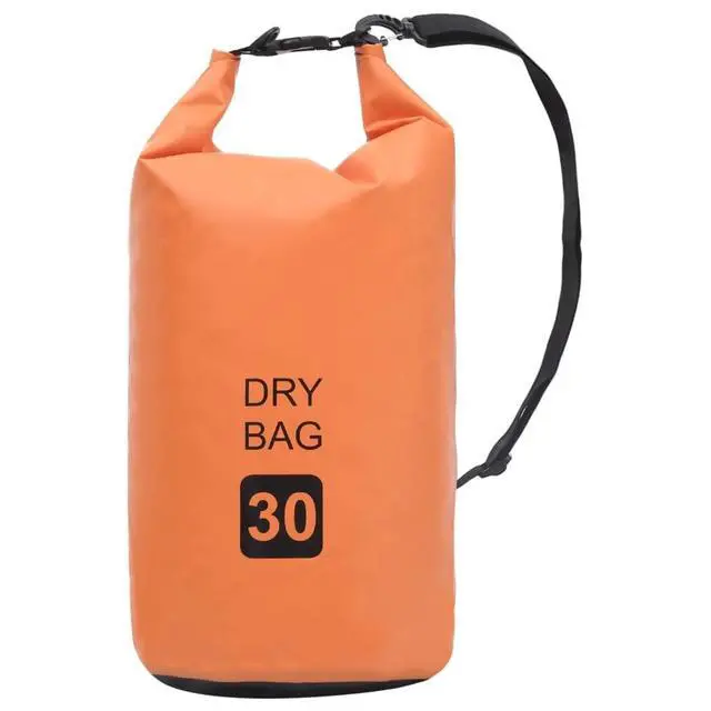 Alt view image 13 of 13 - vidaXL Dry Bag Waterproof Backpack Dry Sack Dry Bag with Zipper Orange PVC