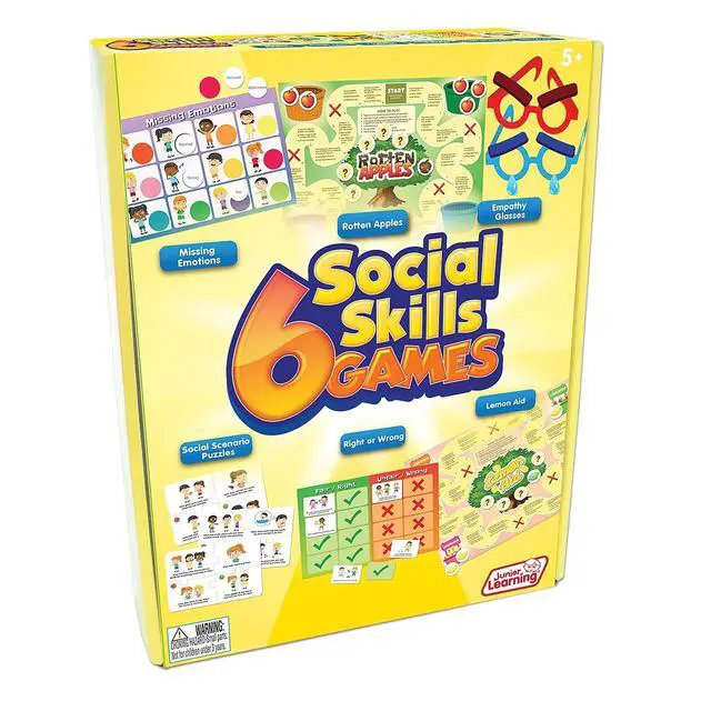 Alt view image 8 of 8 - Junior Learning 6 Social Skills Games (JRL413)