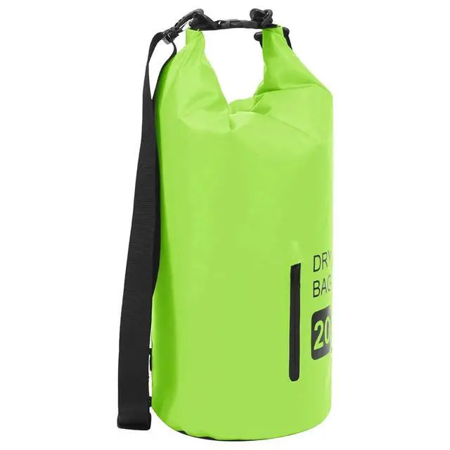 Alt view image 13 of 13 - vidaXL Dry Bag Waterproof Backpack Dry Sack Dry Bag with Zipper Green PVC