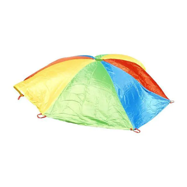 Alt view image 5 of 5 - Winther GONGE Polyester Play Parachute for Kids 12' Multicolored (WING2302)