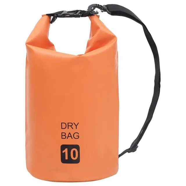Alt view image 13 of 13 - vidaXL Dry Bag Waterproof Backpack Dry Sack Dry Bag with Zipper Orange PVC