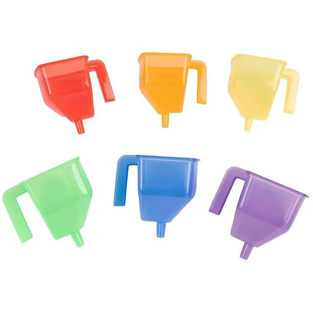 Alt view image 8 of 8 - Learning Advantage TickiT Translucent Funnels Set of 6 (CTU73113)
