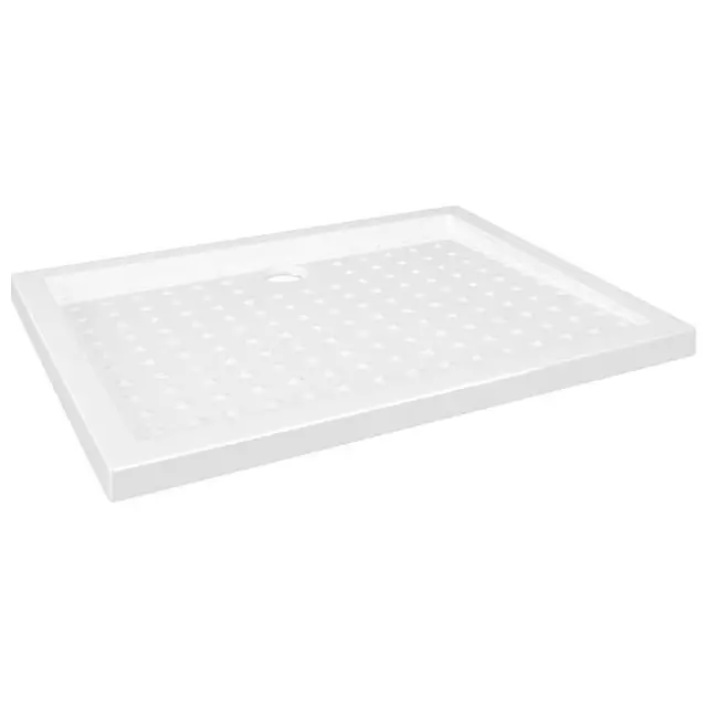 Alt view image 7 of 7 - vidaXL Shower Base Tray with Dots White 35.4"x27.6"x1.6" ABS