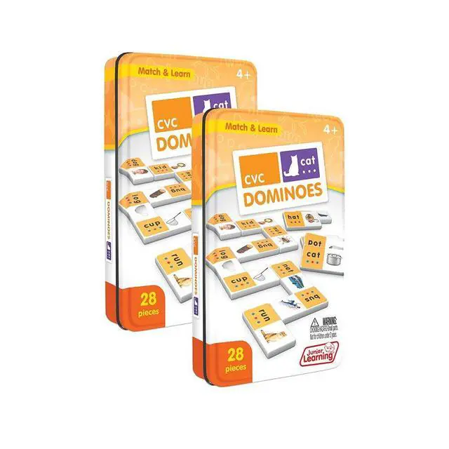 Main image of CVC Match & Learn Dominoes, Pack of 2