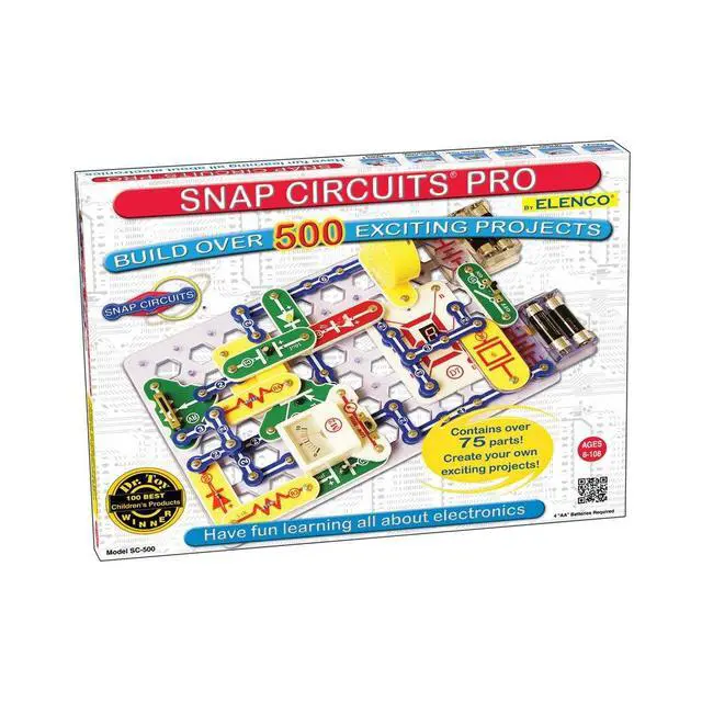 Alt view image 5 of 5 - Elenco Snap Circuits Pro 500-in-1 Electronics Exploration Kit (EE-SC500)