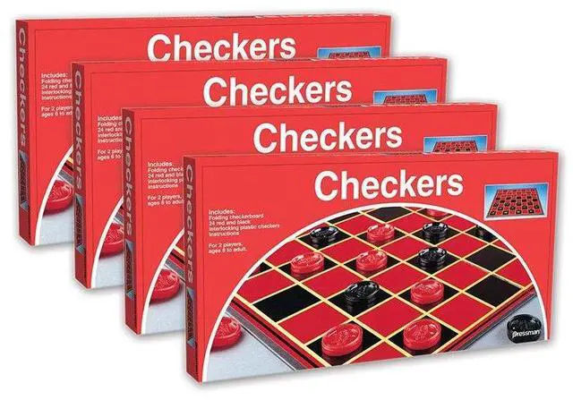 Main image of Checkers Game, Pack of 4