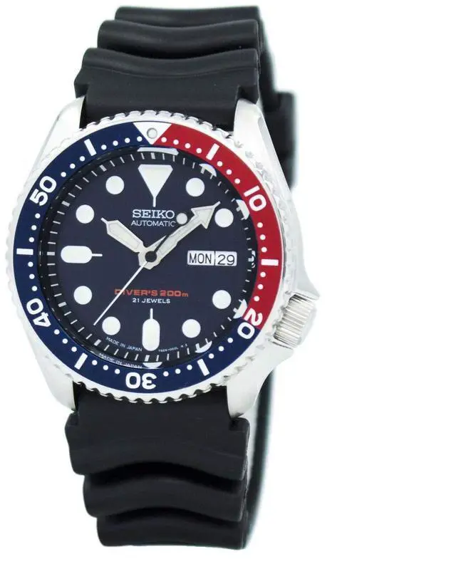 Main image of Seiko Blue Dial Automatic Diver'S Skx009J1-Var-Nato22 200M Men'S Watch