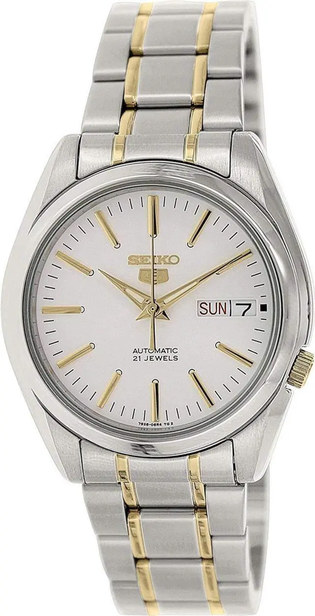 Main image of Seiko 5 Silver/Gold Watch SNKL47K1