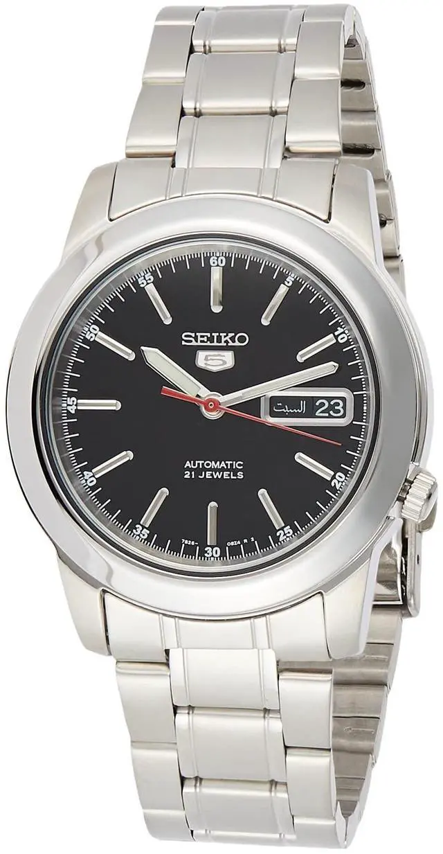 Main image of Seiko Men's SNKE53K1S Stainless-Steel Analog with Black Dial Watch