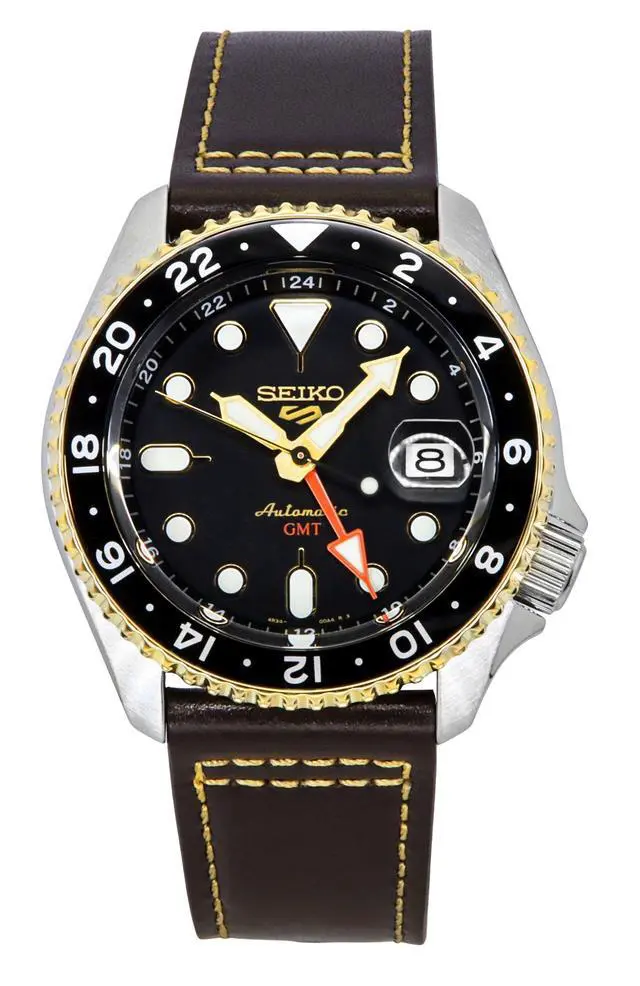 Alt view image 5 of 5 - Seiko 5 Sports Brown Dial Automatic 100M Men's Watch SSK036K1
