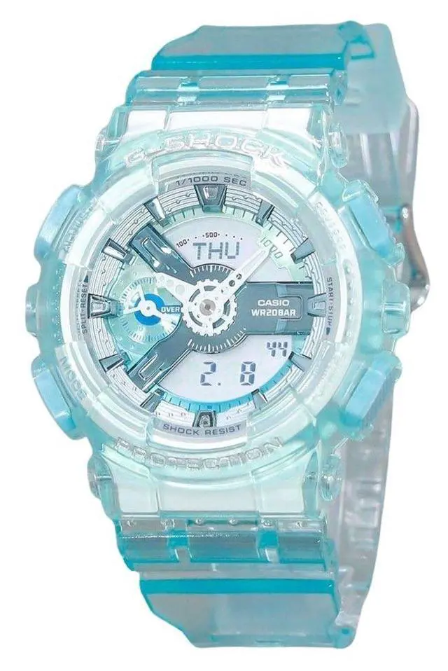 Alt view image 4 of 4 - Casio G-Shock Multicolor Dial Quartz Sports 200M Ladies Watch GMA-S110VW-2A