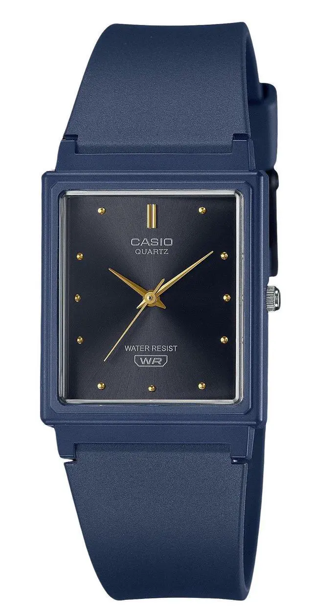 Alt view image 4 of 4 - Casio POP Analog Dark Blue Resin Strap Water-Resist MQ-38UC-2A1 Ladies Watch