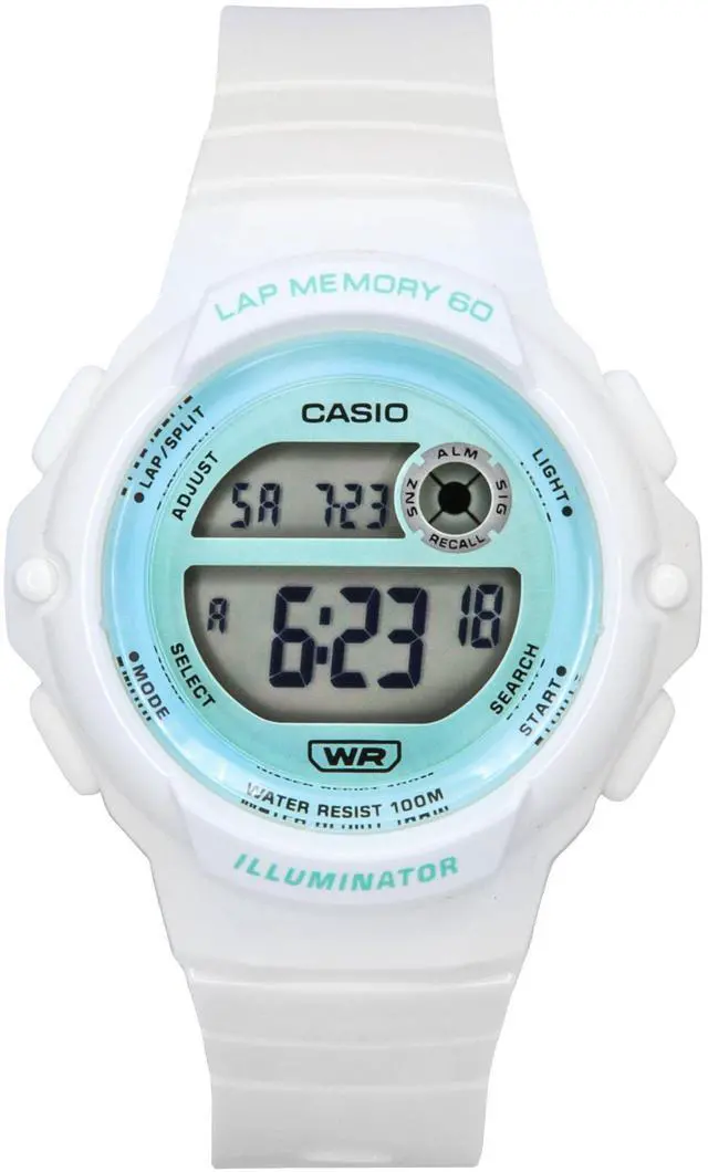 Alt view image 5 of 5 - Casio Standard Blue Dial Quartz Sports 100M Women's Watch LWS-1200H-7A3V