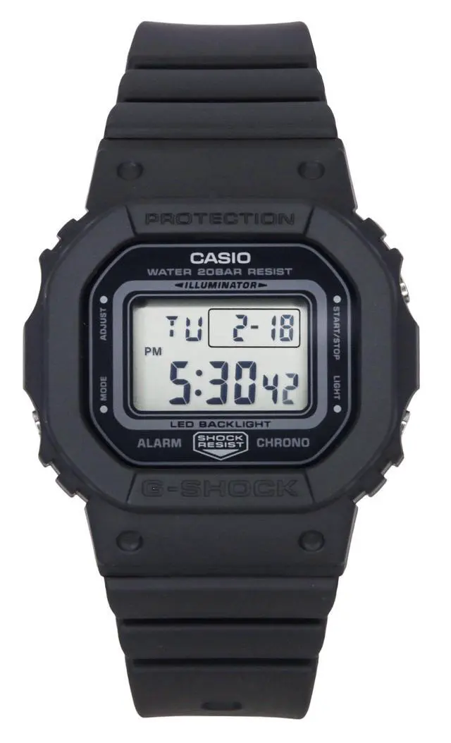 Alt view image 5 of 5 - Casio G-Shock Digital Black Dial Sports Quartz 200M Women's Watch GMD-S5600BA-1