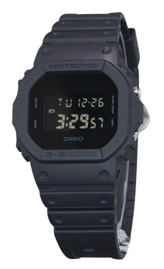 Alt view image 4 of 4 - Casio G-Shock Digital Resin Strap Quartz DW-5600UBB-1 200M Men's Watch