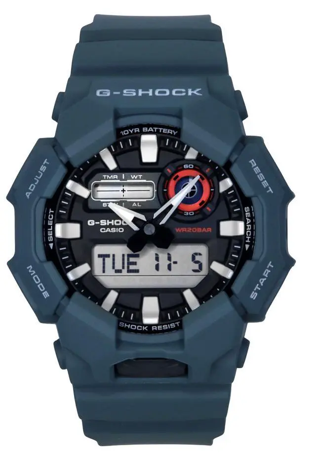 Alt view image 6 of 6 - Casio G-Shock Black Dial Quartz Sport 200M Men's Watch GA-010-2A