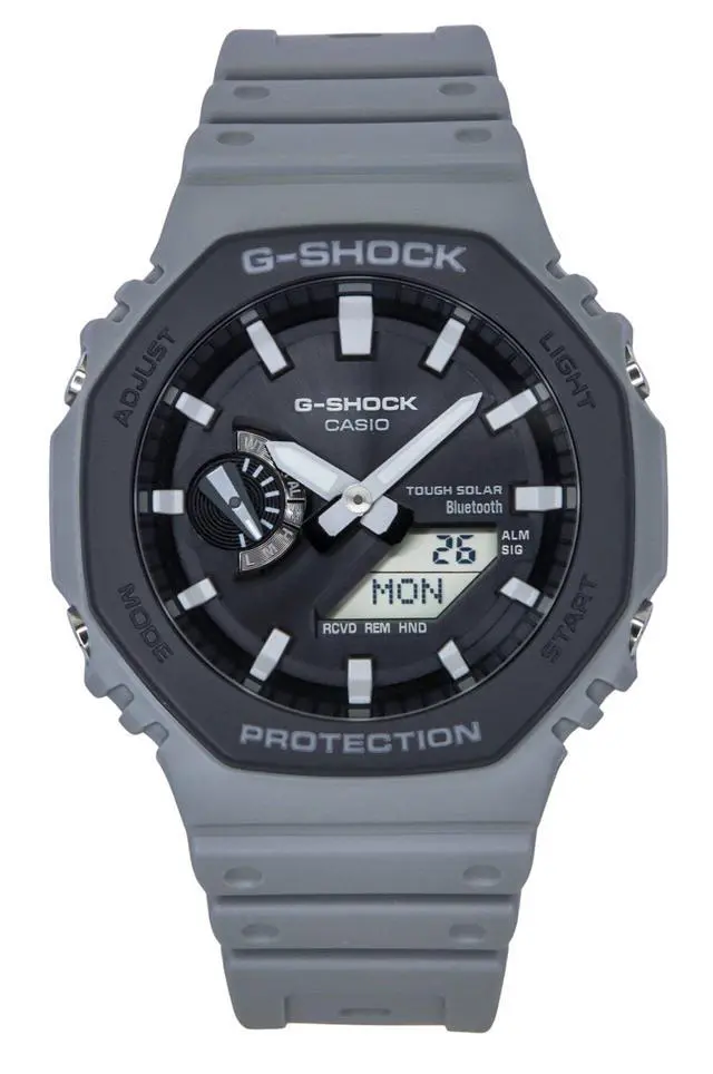 Alt view image 6 of 6 - Casio G-Shock Grey Dial Tough Solar Sports 200M Men's Watch GA-B2100LUU-8A