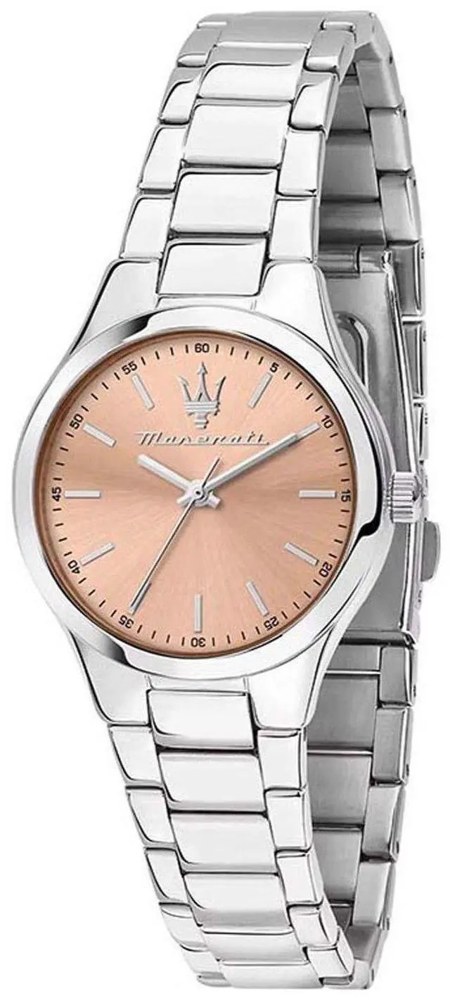 Main image of Maserati Attrazione Stainless Steel Rose Gold Sunray Dial Quartz R8853151507 Women's Watch