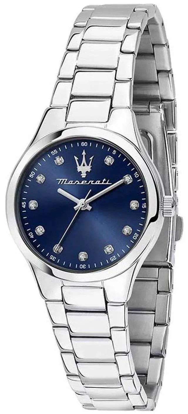 Main image of Maserati Attrazione Stainless Steel Blue Sunray Dial Quartz R8853151506 Women's Watch