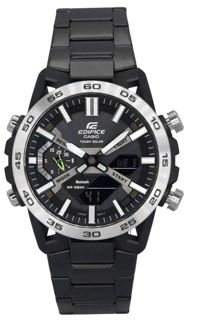 Alt view image 6 of 6 - Casio Edifice Sospensione Analog Digital Smartphone Link Tough Solar ECB-2000DD-1A 100M Men's Watch