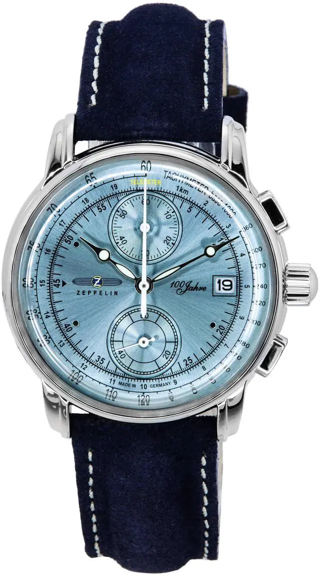Alt view image 5 of 5 - Zeppelin 100 Jahre Chronograph Quartz 86704 Men's Watch