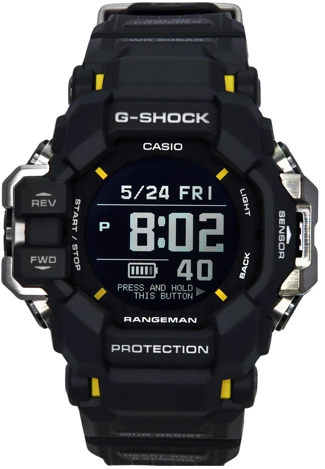 Alt view image 5 of 5 - Casio G-SHOCK Rangeman Master Of G-Land Digital Solar GPRH1000-1 200M Mens Watch
