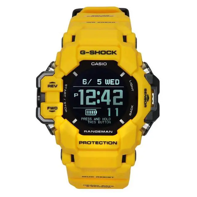 Alt view image 5 of 5 - Casio G-Shock Master Of G-Land Rangeman Digital Smartphone Link Solar GPR-H1000-9 200M Men's Watch