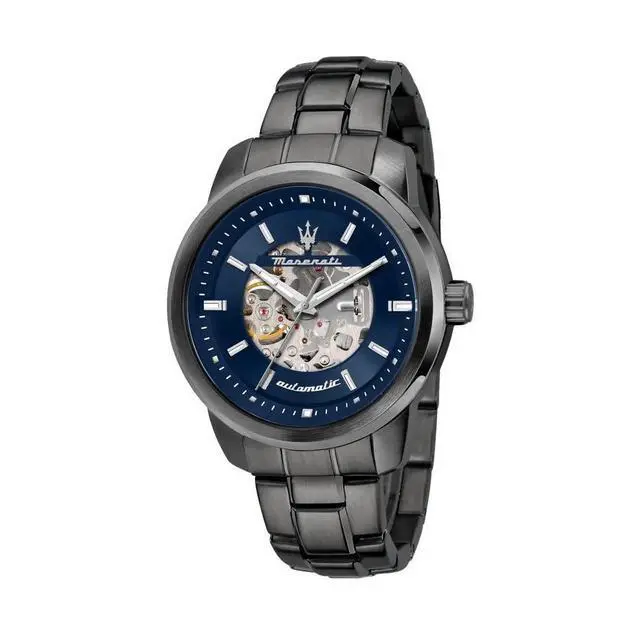 Alt view image 2 of 2 - Maserati Successo Blue Skeleton Dial Automatic R8823121001 Men'S Watch