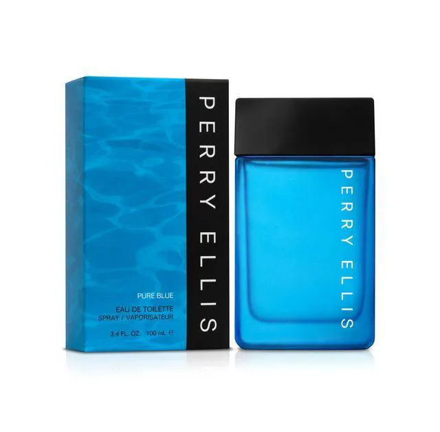 Alt view image 13 of 13 - perry ellis pure blue by perry ellis eau de toilette spray 3.4 oz men