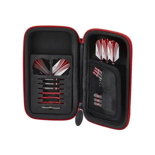 Alt view image 3 of 3 - Casemaster Sport Dart Case With Red Zipper