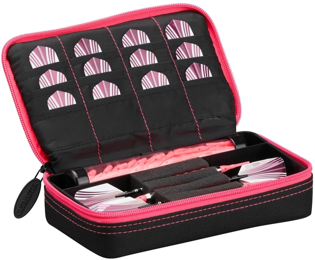 Alt view image 3 of 3 - Casemaster Plazma Black with Pink Trim Dart Case