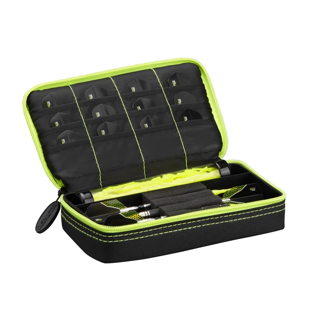 Alt view image 3 of 3 - Casemaster Plazma Black with Yellow Trim Dart Case
