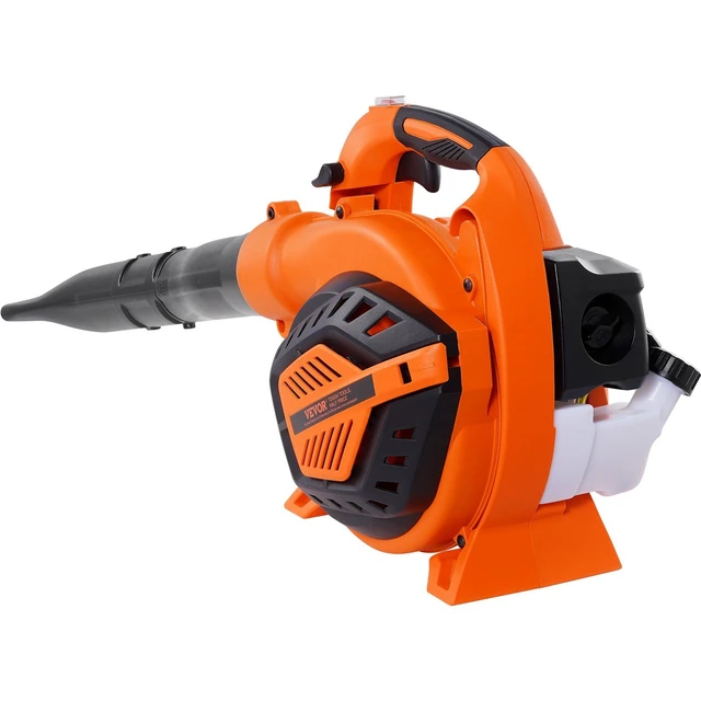 Alt view image 8 of 8 - Leaf Blower, 26CC 2-Cycle Handheld Leaf Blower with A Fuel Tank, 2-in-1 Blower 425CFM Air Volume 156MPH Speed, Ideal for Lawn Care, Leaf Cleaning, and Snow Removal
