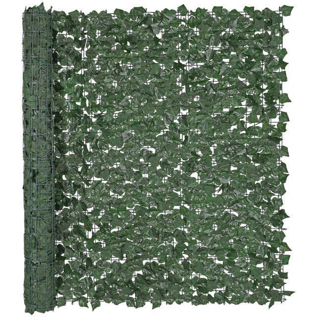 Alt view image 8 of 8 - Ivy Privacy Fence, 59 x 98 in Artificial Green Wall Screen, Greenery Ivy Fence with Strengthened Joint, Faux Hedges Vine Leaf Decoration for Outdoor Garden, Yard, Balcony, Patio Decor