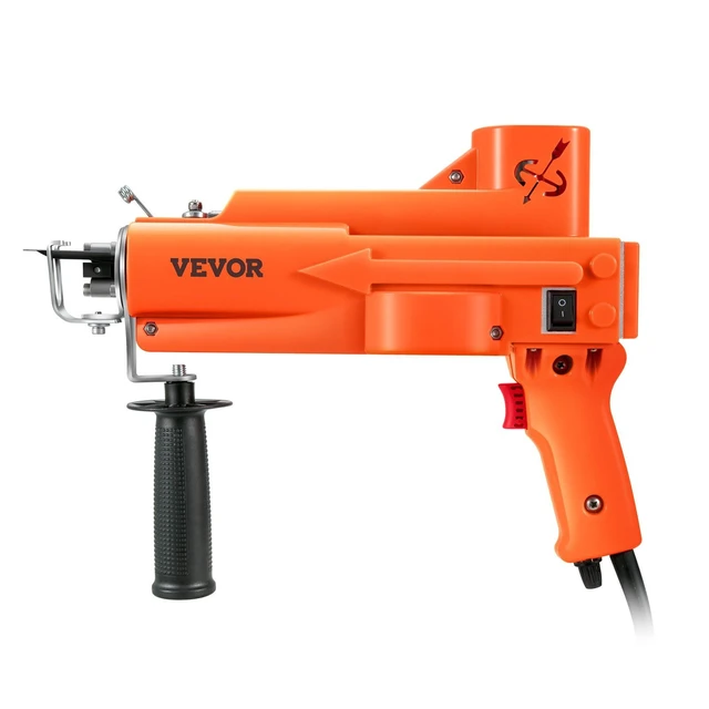 Alt view image 9 of 9 - VEVOR Electric Carpet Tufting Machine Weaving Flocking Kit Cut Pile & Loop Pile