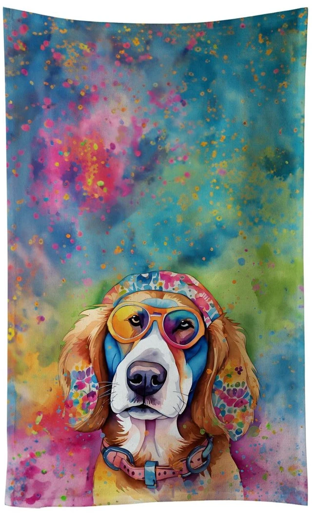 Main image of Hippie Dawg Kitchen Towel Dish Cloths Guest Hand Towel Decorative Bathroom Towel for Face,Tea, Dishcloth, Kitchen and Bath