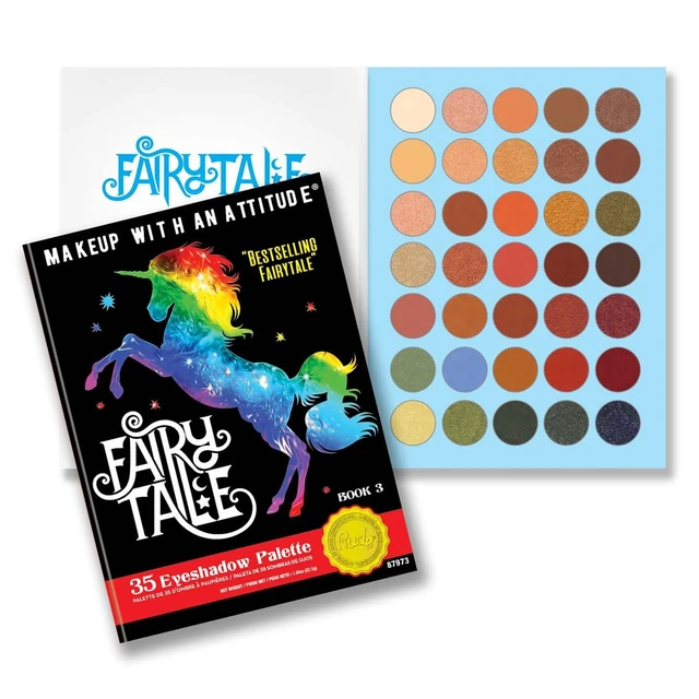 Alt view image 2 of 2 - Fairy Tale 35 Eyeshadow Palette - Book 3 by Rude Cosmetics for Women - 1.34 oz Eye Shadow