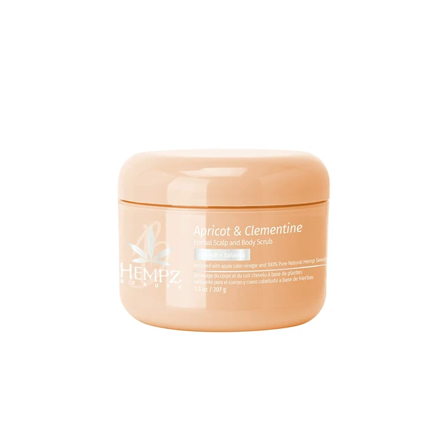 Alt view image 2 of 2 - Apricot and Clementine Herbal Scalp and Body Scrub by Hempz for Unisex - 7.3 oz Scrub