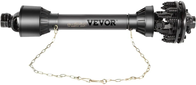 Alt view image 9 of 9 - Vevor Pto Shaft Pto Drive Shaft 1-3/8" 6 Spline Ends T5 43"-57" For Brush Hog