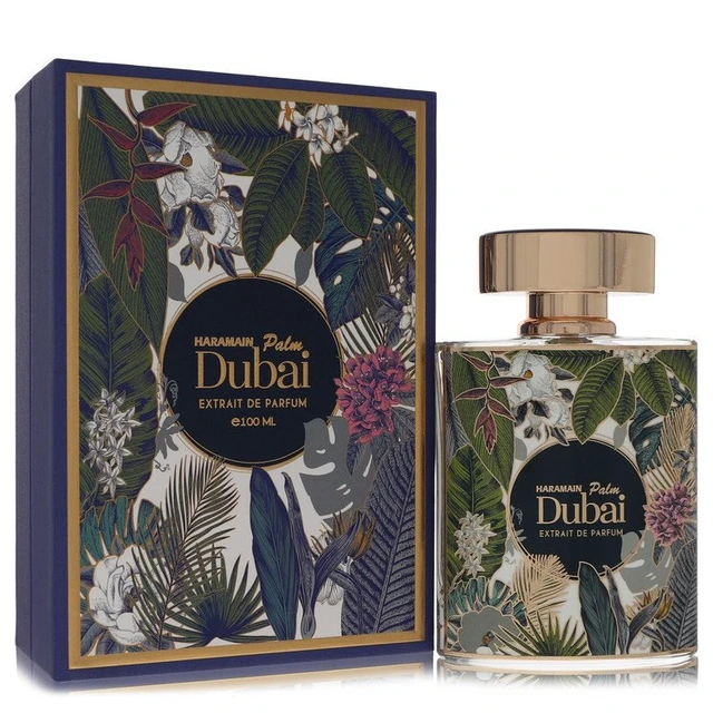 Alt view image 2 of 2 - Amber Oud - Palm Dubai by Al Haramain for Unisex - 3.33 oz Extrait De Parfum Spray