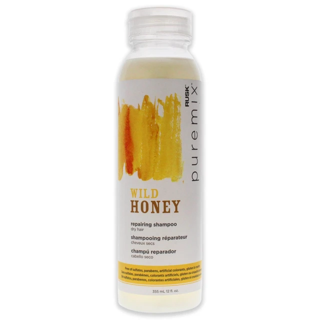 Alt view image 3 of 3 - Puremix Wild Honey Repairing Shampoo - Dry Hair by Rusk for Unisex - 12 oz Shampoo