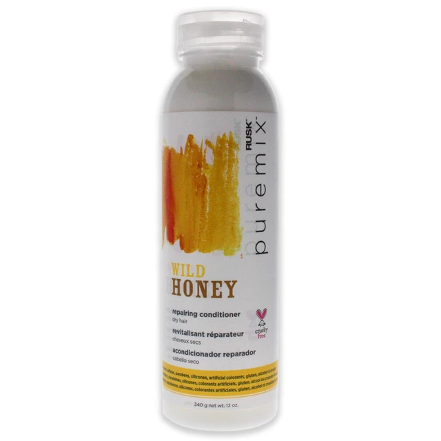 Alt view image 3 of 3 - Puremix Wild Honey Repairing Conditioner - Dry Hair by Rusk for Unisex - 12 oz Conditioner