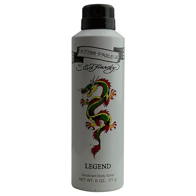 Alt view image 3 of 3 - Ed Hardy Tattoo Parlour By Christian Audigier Legend Deodorant Body Spray 6 Oz For Men
