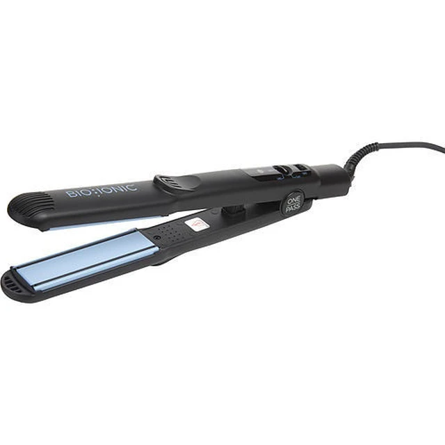 Alt view image 2 of 2 - Onepass Nanoionic MX Styling Iron - Black by Bio Ionic for Women - 1 Inch Flat Iron