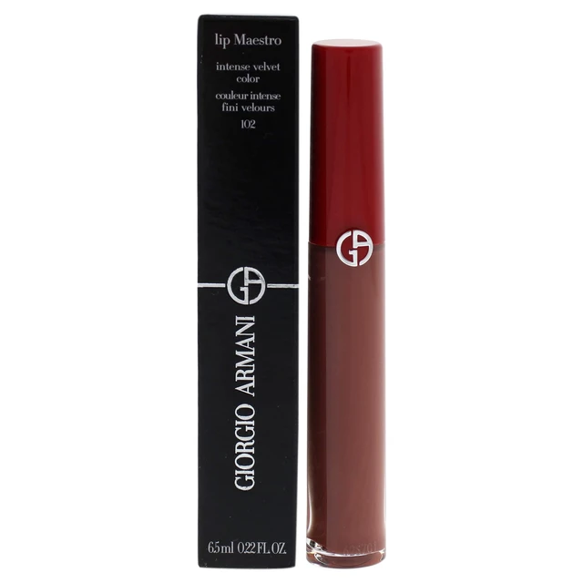 Alt view image 2 of 2 - Lip Maestro Intense Velvet Color - 206 Cedar by Giorgio Armani for Women - 0.22 oz Lipstick