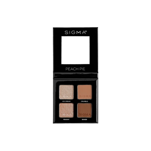 Alt view image 2 of 2 - Eyeshadow Quad - Peach Pie by SIGMA for Women - 0.14 oz Eye Shadow