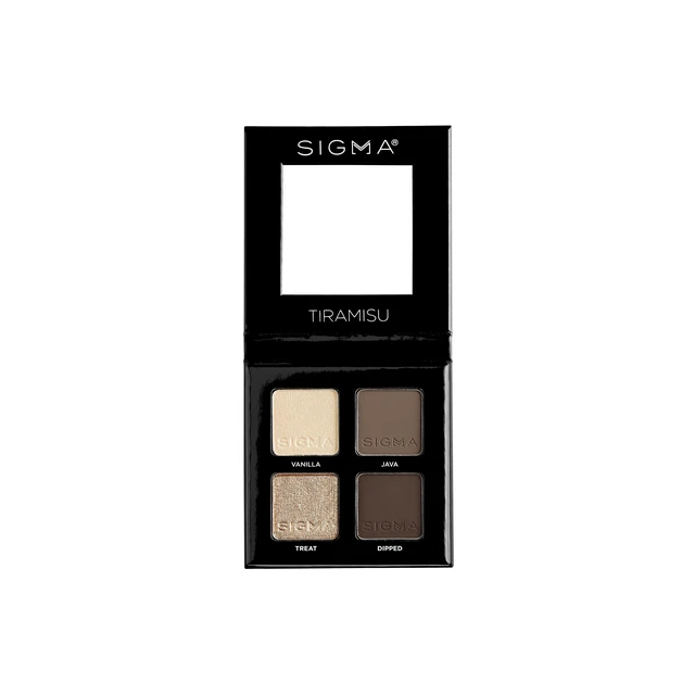 Alt view image 2 of 2 - Eyeshadow Quad - Tiramisu by SIGMA for Women - 0.14 oz Eye Shadow