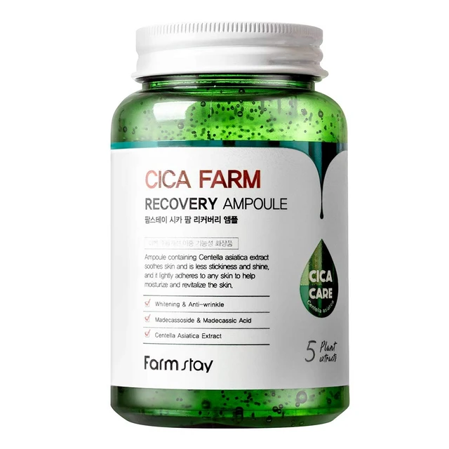 Alt view image 2 of 2 - Cica Farm Recovery Ampoule by FarmStay for Unisex - 8.45 oz Treatment