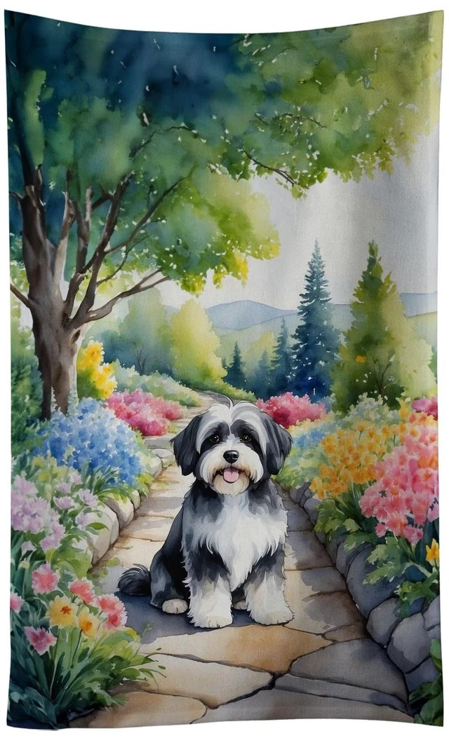 Main image of Havanese Spring Path Kitchen Towel Dish Cloths Guest Hand Towel Decorative Bathroom Towel for Face,Tea, Dishcloth, Kitchen and Bath